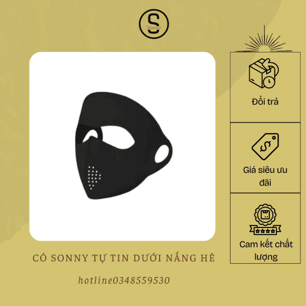 Khẩu trang chống nắng Sonny che nắng ngăn ngừa tia UV